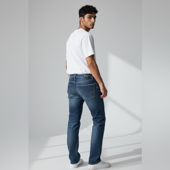 Chip & Pepper Men's Designer Straight Jeans 👖 vintage look Medium Blue 30x30 - Picture 2 of 8